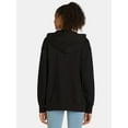 thumbnail image 4 of No Boundaries Oversized Zip Hoodie, Women’s, 4 of 5