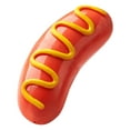 AaSFJEG Appreciation Gifts Pet Products Pet Sound Dog Toy Glue Teether Stick Hot Dog Sausage Dog