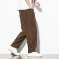 thumbnail image 2 of 2023 Spring Autumn Corduroy Casual Man Pants Harajuku Loose Fit Ankle-length Harem Men's Pants, 2 of 6