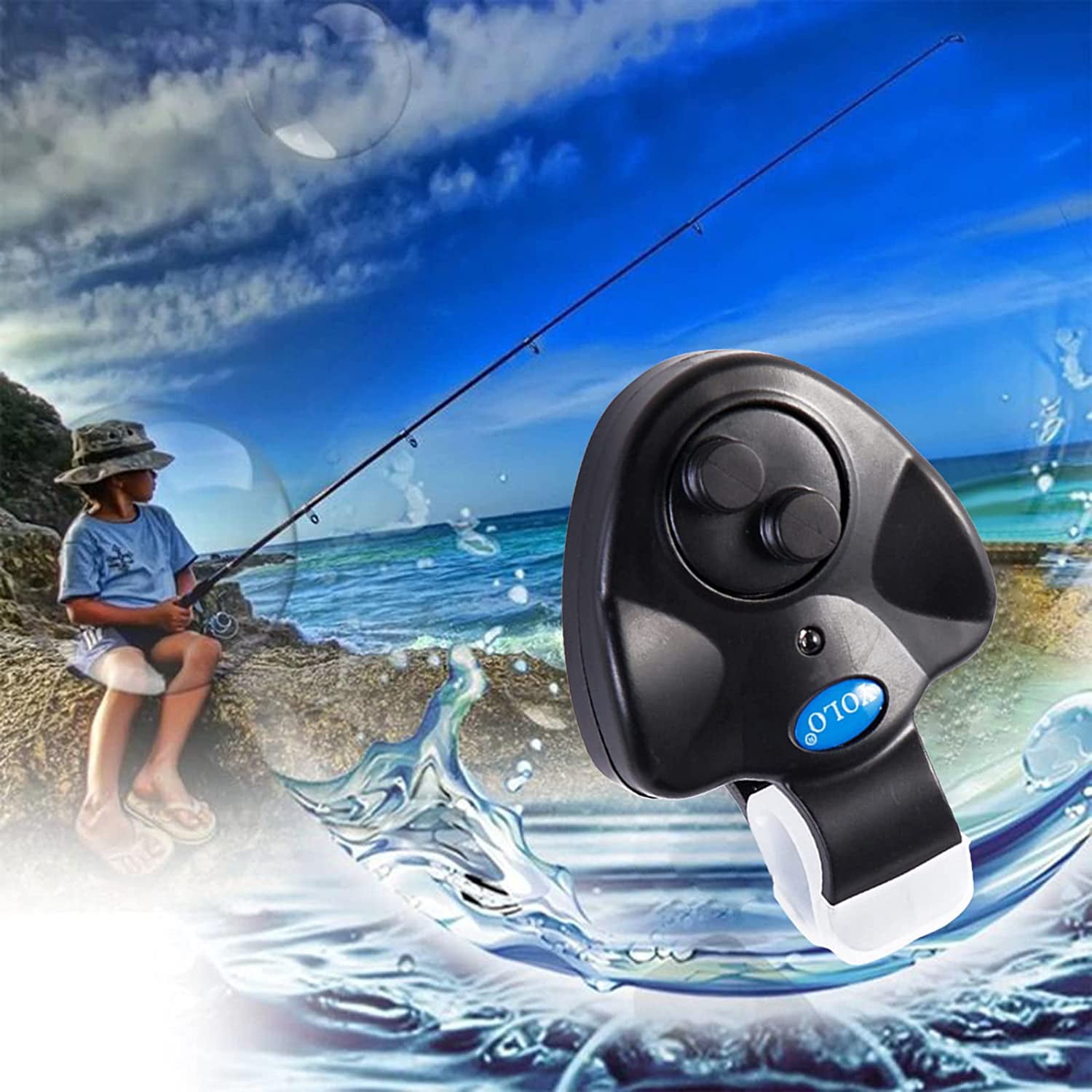 Sensitive Fishing Bite Alarm Indicator, Electronic LED Light Fish Bite  Sound Alert Bell Clip On Fishing Rod, Electronic Fish Bite Buzzer Fishing  Bite