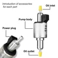thumbnail image 3 of Heater Fuel Pump for Specific Heaters, 126x34.5mm, Iron+Plastic, 1 Piece Included, 3 of 8