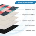 thumbnail image 3 of FORMRS 13-13.3 inch Laptop Sleeve Case Soft Carrying Quilted Computer Bag Cover, Red Teal Stripes, 3 of 7