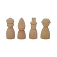 thumbnail image 2 of Pack de 4 Figuras de Madera Sin Pintar Decorativas, Muñecos de Pinzas de Madera, Figuras de Pinzas de Madera, Figuras de Pinzas para Juegos, Juguetes, 2 of 9