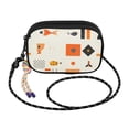 thumbnail image 2 of FORMRS Mini Crossbody Bag for Women Adjustable Rope Shoulder Casual Phone Purse, Minimalist Geometric Pattern, 2 of 7