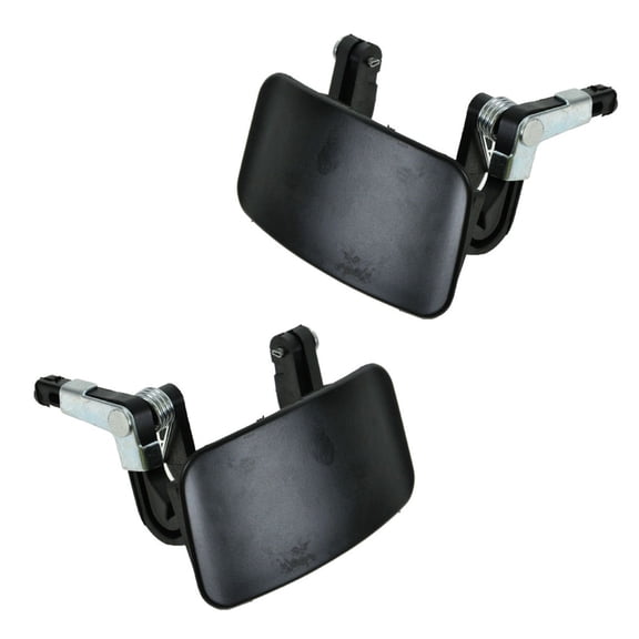 TRQ Outside Exterior Rear Sliding Door Handle Pair Set for 99-02 Nissan Quest DHA67483