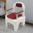 thumbnail image 4 of Height Adjustable Portable Bath Seat Bedside Commode Toilet Chair Adult Senior For Pregnant Women, Patients, Elderly People With Disabilities, 4 of 18