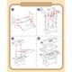 thumbnail image 3 of Juego De Juguetes De Cocina, Juego De Simulación De Plástico Inmersivo, Juguetes De Cocina Con Bordes Lisos Integrados Para El Hogar, 3 of 7