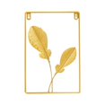 thumbnail image 2 of Yuarrent Decoración de pared colgante de estilo nórdico para colgar en la pared, hoja de Ginkgo de hierro forjado, Fondo de decoración de pared, sala Almacenamiento y organización del hogar Yuarrent HA022986-00, 2 of 5