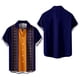 thumbnail image 3 of Camisas s Para Hombre Manga Corta Camisa de manga corta con estampado digital 3d de ocio de tendencia de moda de playa de turismo de vacaciones de verano para hombres (Purple, 3XL), 3 of 5