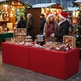 thumbnail image 4 of Mantel HolidayIdeas, mesa ajustable rojo de 6 pies, 4 lados, paquete de 2, 4 of 8