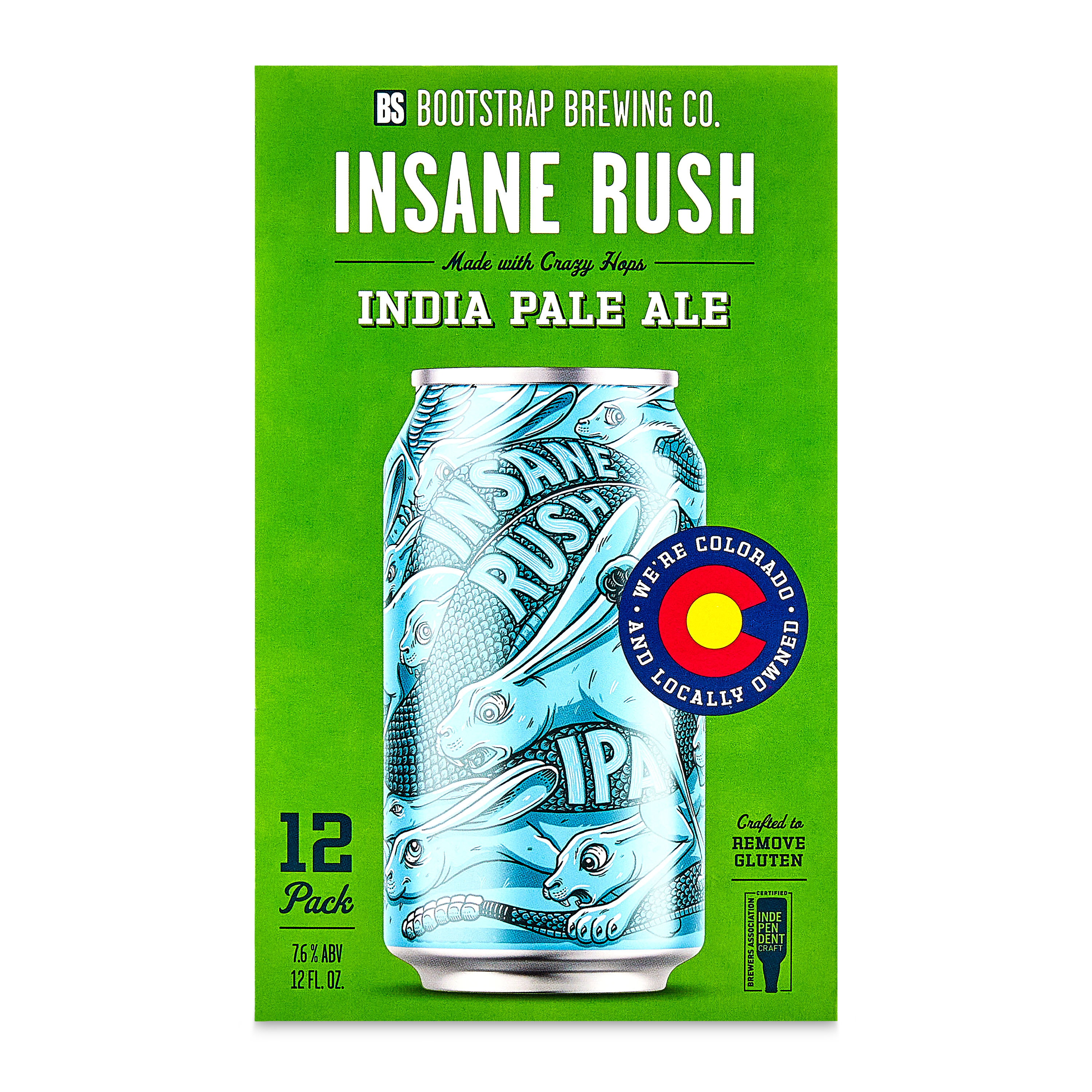 Bootstrap Brewing Insane Rush Ipa 12/12c