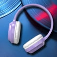 thumbnail image 6 of CXALSSY X3 Active Noise Cancelling Headphones, Over-Ear Headphones with Mic for Kids/Adults/Teen/School/TV, Purple, 6 of 7