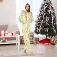 thumbnail image 7 of FORMRS Onesies Pajama for Adults Unisex Hoodie Winter Jumpsuit One Piece Sleepwear, Sizes S-2XL, Colorful Flower, 7 of 7