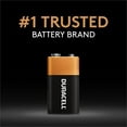 thumbnail image 2 of Duracell Coppertop 9V Battery, 1 Count Pack, 9-Volt Battery with Long-lasting Power, All-Purpose Alkaline 9V Battery for Household and Office Devices, 2 of 5