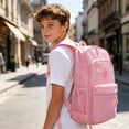 thumbnail image 2 of jiaxiM School Backpacks for Ages 6th 7th 10th 12th - Soft Breathable Mesh Ventilated Strap School Bag for Middle Elementary, High School, University, Park, Travel, Campus Daily Use, 2 of 5