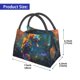 thumbnail image 2 of Fotbe Neon Seahorse Underwater Realm Bolsa Térmica Portátil con Estampado, Bolsa de Entrega de Alimentos Aislada, Bolsa Reutilizable de Gran Capacidad para Comidas y Supermercado, 2 of 6
