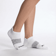 6 Pairs Bombas Mens All-Purpose Performance white Ankle Sock Size Large 9-13