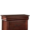 thumbnail image 4 of Acme Louis Philippe 2-Drawer Nightstand, Multiple Finishes Indoor Bed Room Furniture, 4 of 9