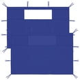 thumbnail image 1 of vidaXL Gazebo Sidewalls with Windows 2 pcs Blue, 1 of 4