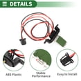 thumbnail image 3 of Resistor del motor del ventilador HVAC Unique Bargains No.7701068978 para Renault Kangoo Express 2009 - 2015 2017, 3 of 6