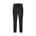 thumbnail image 4 of Quinlirra Work Pants For Men Construction Men's Fashion Drawstring Elastic Waist Solid Color Casual Sweat Length Pants, 4 of 4