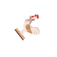 thumbnail image 2 of Toystoory Decoración de de gallo de de Pascua con ala, accesorios de fiesta, soporte de bricolaje para pollo, decoración de de Kits de decoración para fiestas Gallina flaca Toystoory HA070156-02, 2 of 6
