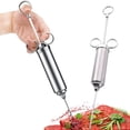 thumbnail image 5 of Meat Injector Syringe, 2-oz Marinade Flavor Injector 304 Stainless Steel With 3 Professional Needle, 5 of 5