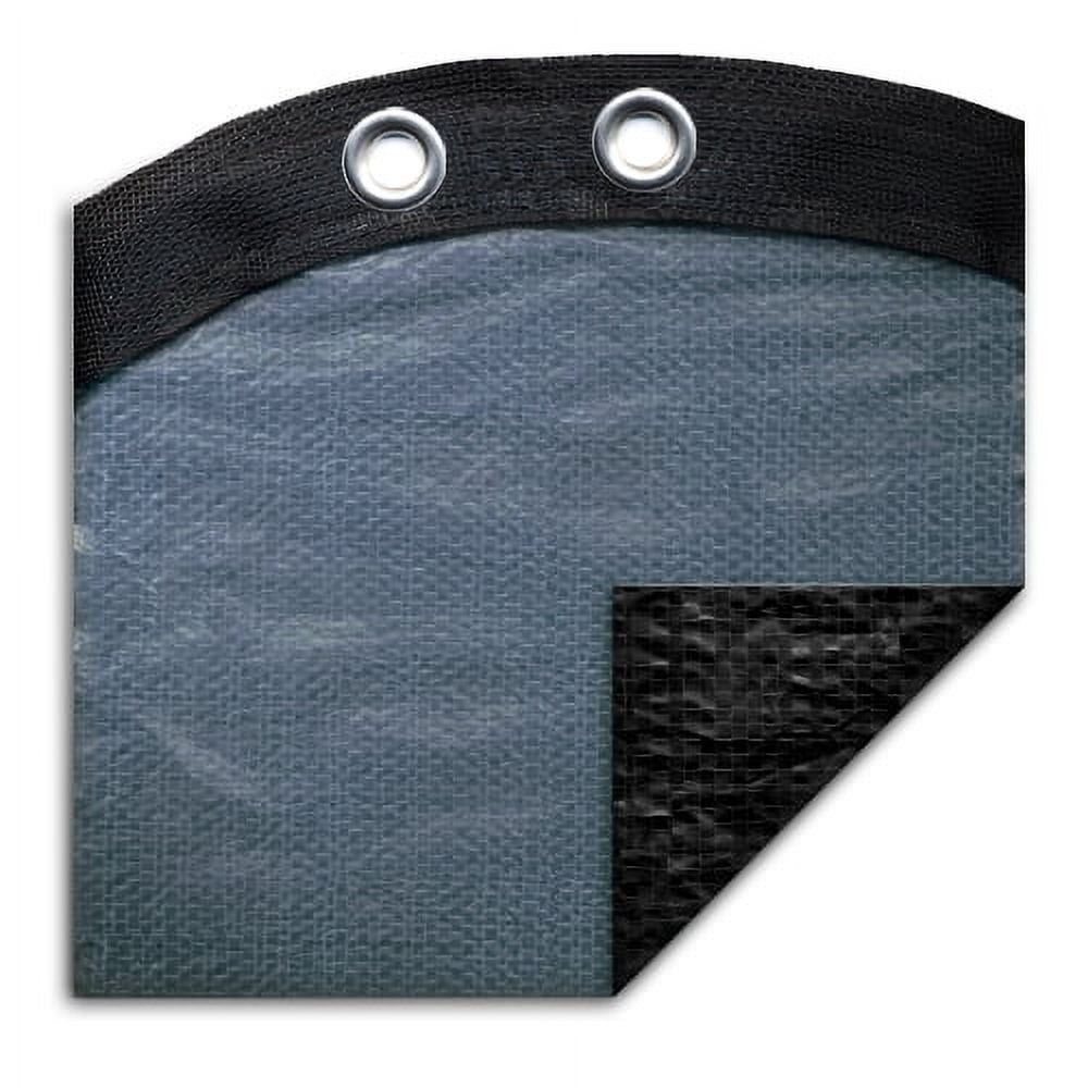 Pool Mate 15 Year Extra Heavy-Duty Slate Blue Oval Winter Pool Cover, 15 x 27 ft. Pool