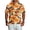 Orange#100, variant on UDAUDU Men's Short Sleeve Hoodie Camo Breathable Lightweight Short Sleeve Hoodies Athletic Workout Fall Trendy Sweatshirt Green 3XL