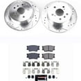 thumbnail image 3 of PowerStop Rear Z23 Evolution Sport Carbon-Fiber Ceramic Brake Pad and Drilled & Slotted Rotor Kit Fits: LEXUS TOYOTA Select Models K3068, 3 of 10