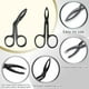 thumbnail image 3 of Pinzas para cejas en forma de tijeras, pinzas con mango de tijera de acero inoxidable, removedor de pelo para cejas, 3 of 5