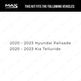 thumbnail image 2 of Max Advanced Brakes - Brake Kit for 2020 2021 Hyundai Plisade 2020 2021 Kia Telluride Brakes Front Replacement Geomet Coated Disc Brake Rotors and Ceramic Brake Pads, 2 of 9