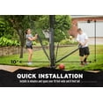 thumbnail image 5 of Silverback Basketball Yard Guard Net Rebounder with Foldable Net and Arms, 5 of 15