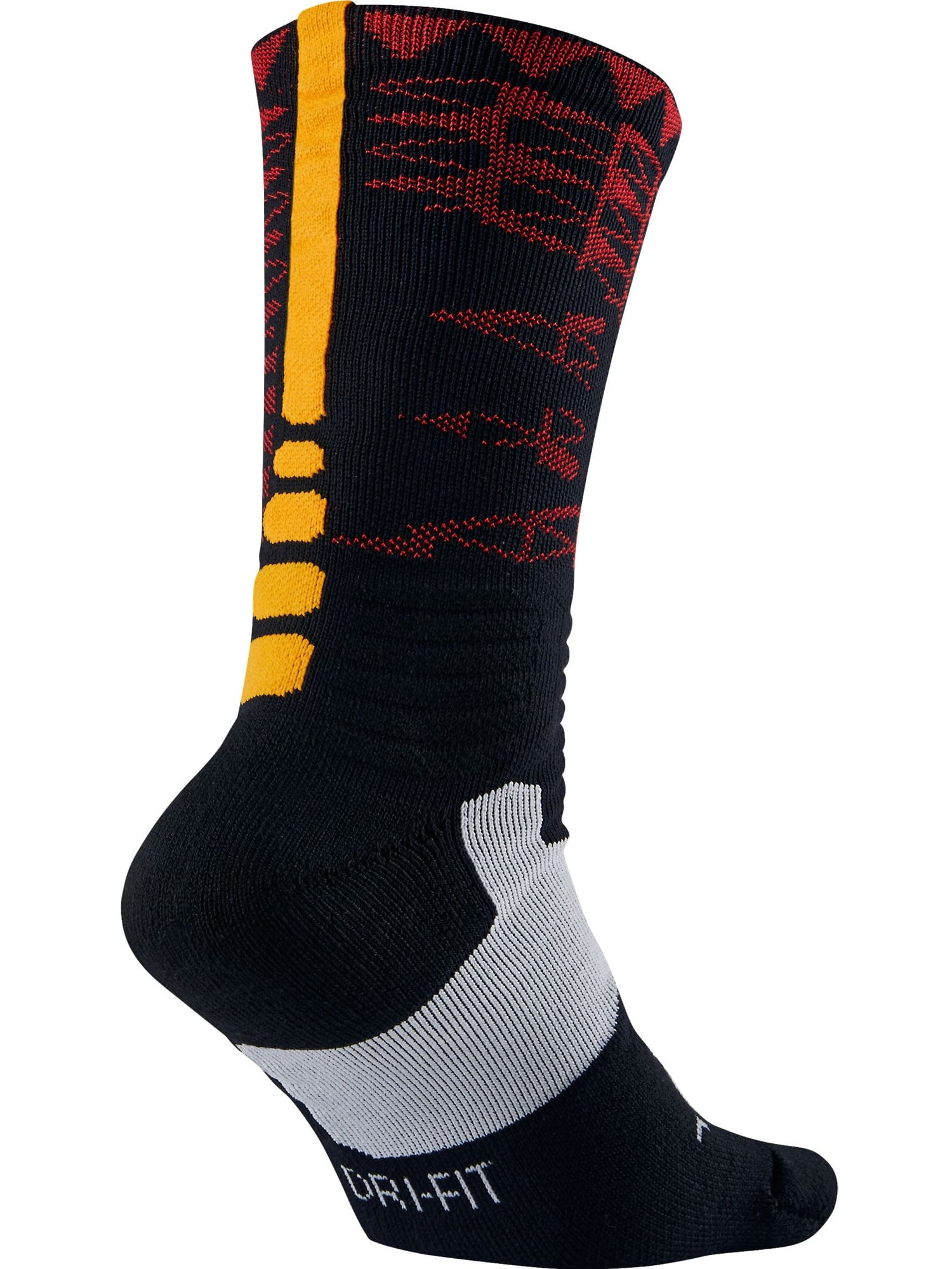 black and gold nike elite socks