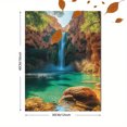 thumbnail image 3 of Stunning Waterfall Canvas Print/Wall Art， Suitable for Living Room， Bedroom， Bathroom， Office， and Hotel Decoration., 3 of 8
