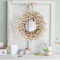 thumbnail image 5 of Pink Forsythia Door Wreath 24 Inch Spring Front Door Wreath Blossom Cluster Flower Farmhouse Wreath on Grapevine for Festival Celebration Front Door Wall Window Decoration Home Christmas Decor, 5 of 7