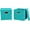 Turquoise, variant on 814-1 Café Cube Bin Storage Set with Lids and Handles | 2 Pack, Purple Linen