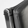 thumbnail image 3 of Bush Cabot High Back Faux Leather Executive Office Chair in Dark Gray, 3 of 5