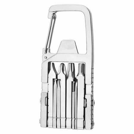 Pocket Multitool Keychain Screwdriver Multifunctional Screwdriver Folding Outdoor Bottle Opener for Camping Outdoors