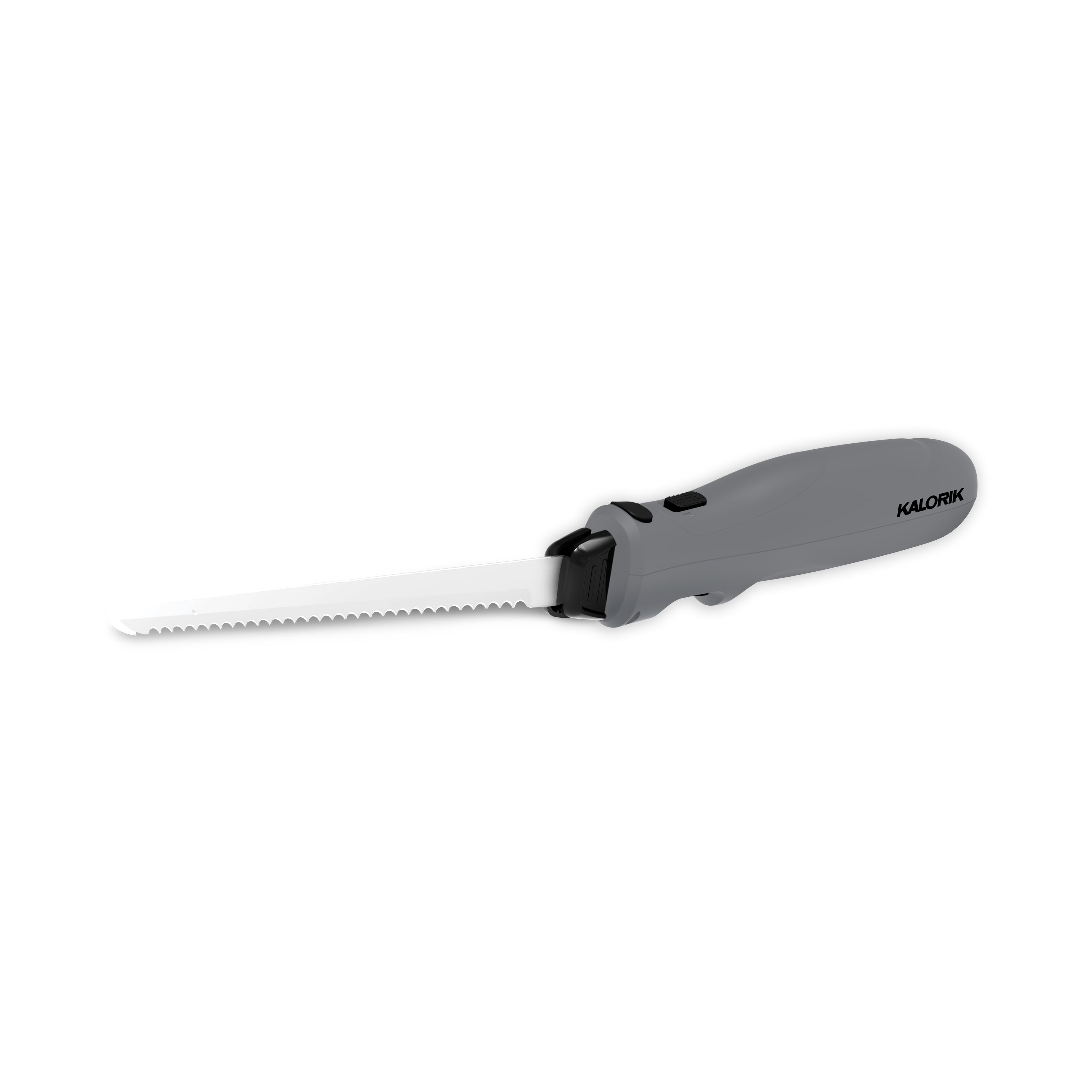 Kalorik Black Stainless Steel Cordless Electric Knife with Fish