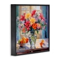 thumbnail image 2 of Stupell Industries Eclectic Summer Flowers & Fruit Black Framed Giclee Art, 12 x 12, by Creative Studio, 2 of 8