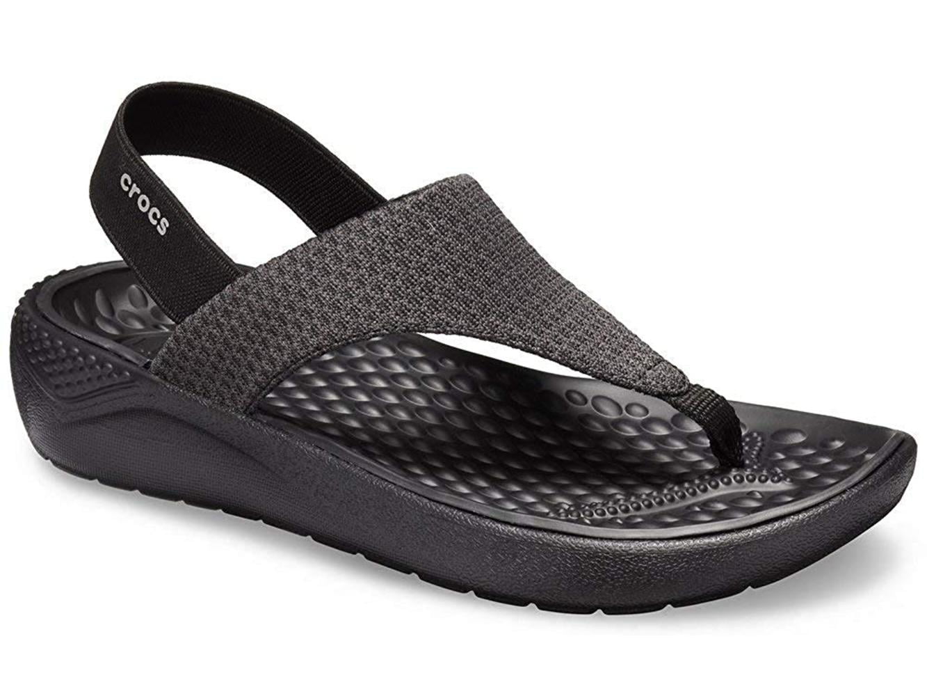 crocs open toe slippers