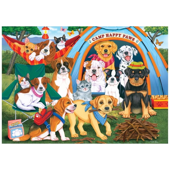 COLORLUXE 300PC CAMP HAPPY PAWS