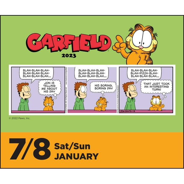 Garfield 2023 Day-To-Day Calendar (Calendar) - Walmart.com