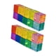 thumbnail image 4 of Juego de bloques de construcción arcoíris apilables, juguete sensorial con reconocimiento de colores suaves, cubos acrílicos de construcción arcoíris 20 piezas, 4 of 8