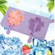 thumbnail image 4 of Molde de silicona para hacer paletas heladas, molde para hornear con palito de paleta (dos flores de cerezo), 4 of 8