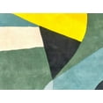 thumbnail image 5 of 8x8 Square Rug Blue Multi Flower Hand-Tufted NZ Wool Beautiful soft Quality office Kitchen Rectangle Stripe Design thickness 14 mm, 5 of 5