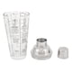 thumbnail image 1 of Coctelera De Vidrio, 450 Ml, Mezclador De Martini Medido Transparente, Coctelera, Coctelera De Bebidas Con Tapa De Colador, Juego De Camarero Profesional Para Bar En Casa, 1 of 14