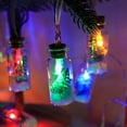 thumbnail image 5 of Uutvmp Christmas Vintage Decor String Light, Christmas Tree Battery Operated LED Bulbs, Cute String Lights Indoor Room Decor, Christmas Snow Globe Lights Bedroom Decor (Bottle Tree, 10 Bulbs), 5 of 6