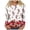 Watermelon Red3, variant on Mityle Womens Trendy Floral Prints Tops Long Sleeve Tshirts Causal Loose Fit Tees